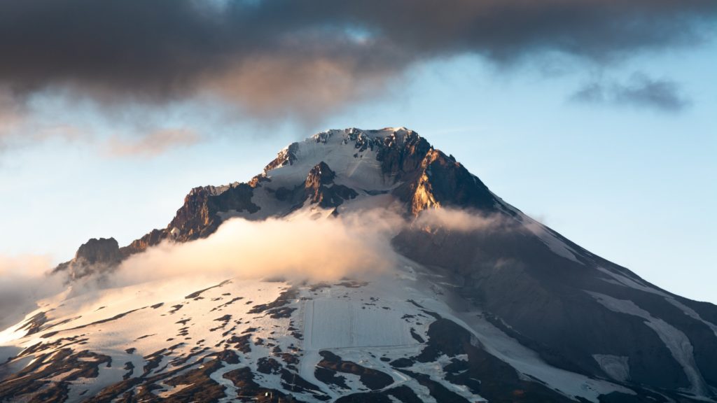 Oregon's Snow-capped Mount Hood