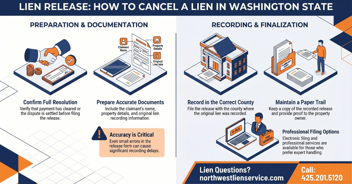 Infographics Guide Washington Lien Release