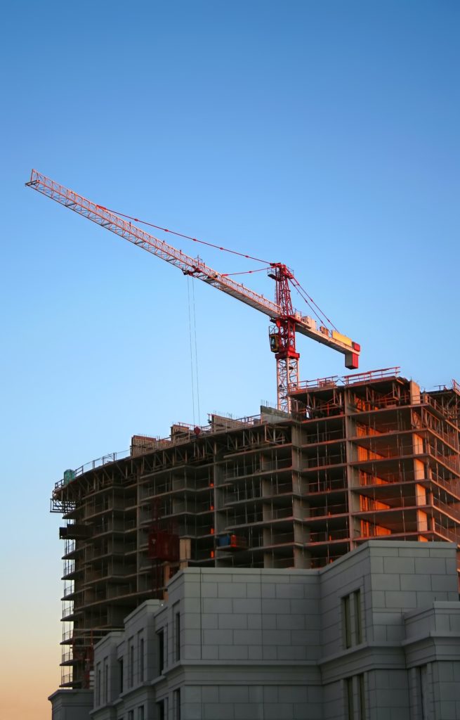 tall crane construction Mechanic's Lien