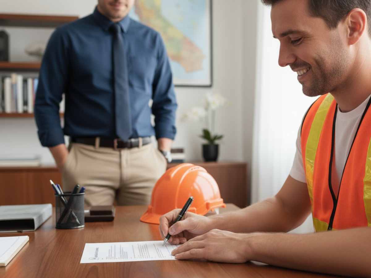 contractor filing a notice